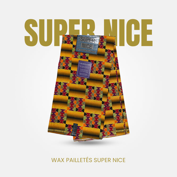 Tissus Wax Brillant Super Nice.