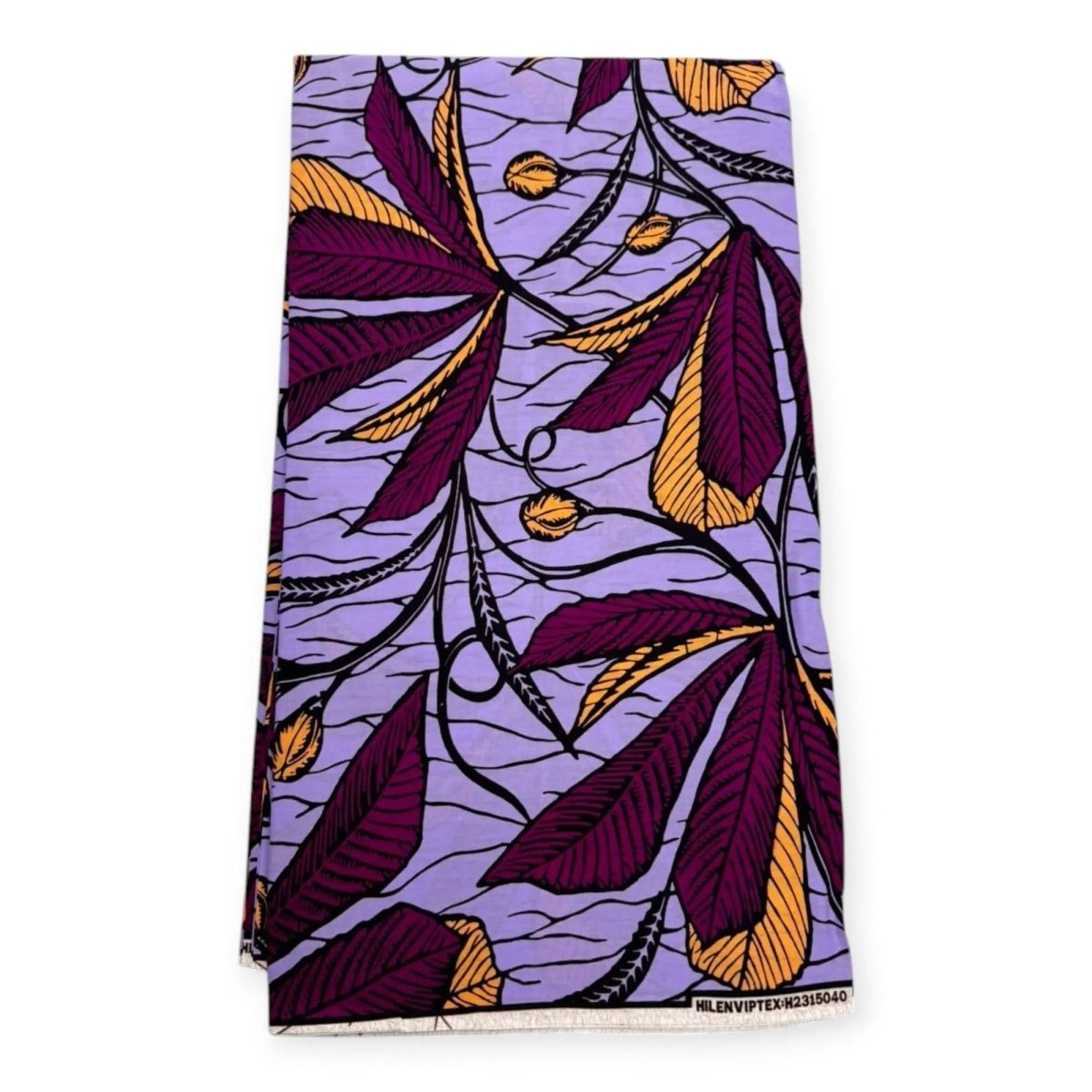 Wax Pagne Africain 6 Yards - 100% Coton - Mauve - Soumawax Soumawax